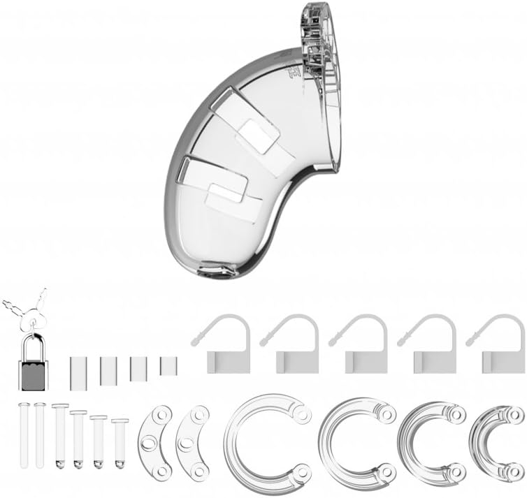 ManCage Chastity Cage, Number 01, Transparent - Image 4