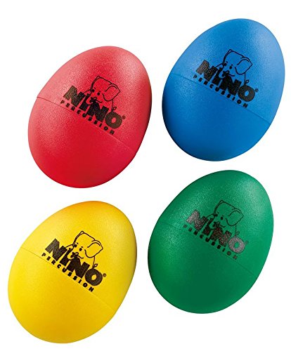 Nino Percussion NP-2 Claves, Egg Shakers & Sleigh Bells Pack