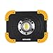 BONASHI 15W Portable LED Work Light Aluminum Body, Cordless Rechargeable Floodlight, 1500Lumens 6000K, Emergency Security Lights with USB Port, Indoor &Outdoor Use for Garage, Camping, Fishing