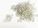 123zero 100 Mini S Hook Connectors for Jewelry and Key Ring, KEY Chain and Pet Name Tag