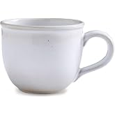Portmeirion Minerals Stoneware Mug, Moonstone - White, 12 Oz | Reactive Glaze Ceramic Drinkware with Comfortable Handle for Coffee, Tea &amp; Cocoa, Microwave, Dishwasher, Freezer &amp; Oven Safe