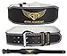 Gym Maniac Weight Lifting Waist Gym Belt | Adjustable Size, 2 Prong Buckle, Comfy Suede, Reinforced Stitching | Support Your Back & Alleviate Pains | For CrossFit, Squats, Bench Press, Fitness & More