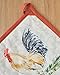 Maison d' Hermine Campagne 100% Cotton Pot Holder, 8 - inch by 8 - inch.