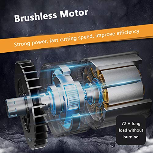 QILIN Kleine Akku SäGe, 10-Zoll Akku KettensäGe, Tragbare Einhändige Elektrische Säge Mit Werkzeugkasten, Zum… – Bild 4