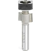 Amana Tool - 47147 Carbide Tipped Laminate Trimmer with Euro Square Bearing 1/2 Dia x 19/6