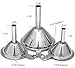 Greenco Estilo 3-Piece Stainless Steel Funnel Set