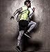 COOLOMG Men's Compression Pants Baselayer Cool Dry Sports Tights Leggings Running for Youth Boy Blue Lightning