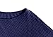 BLINGLAND Women's Off Shoulder Batwing Sleeve Sweater Loose Pullover Knit Jumper Oversized Tunics Top (X-Large, Blue)