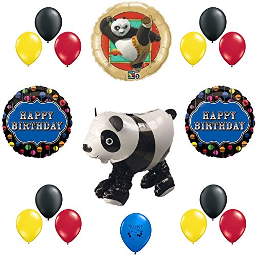 Kung fu panda party supplies balloon decoration set