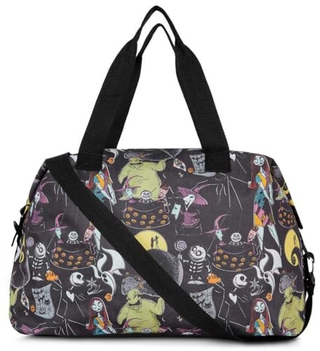 Disney Sac fourre-Tout de Voyage et de Week-End, imprimé Mickey Mouse et Ses Amis, Noir, Taille Unique