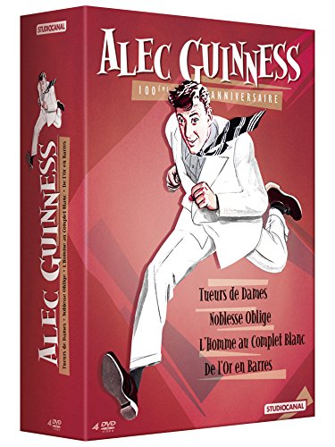 Alec Guinness - 100ème anniversaire - Tueurs de dames + Noblesse oblige + L'homme au complet blanc + De l'or en barres - Pack