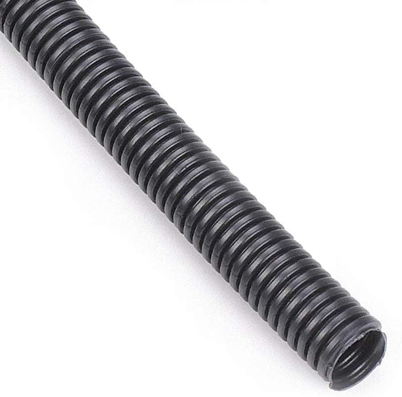100 FT 1/4” Wire Loom Split Tubing Auto Wire Conduit Flexible Cover: Electronics