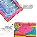 Kidspr Protective Case with Built-in Screen Protector for Apple iPad 2/3/4 - Camouflage Pink