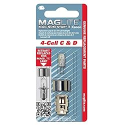 Maglite Replacement Lamp for 4-Cell C & D