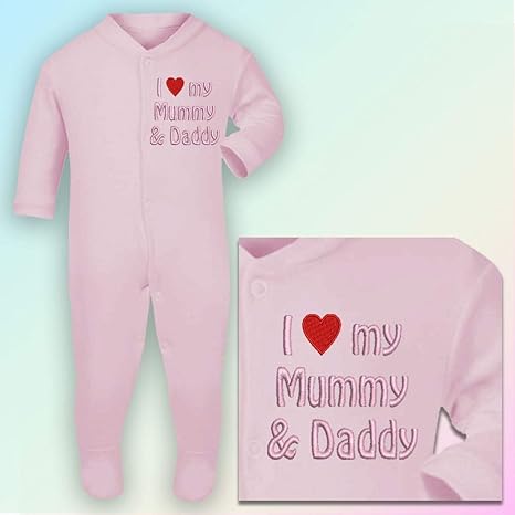 i love daddy sleepsuit
