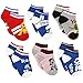 STAR WARS Toddler Boys 6 pack Socks (Shoe: 4-7 (Sock: 2-4), Multi)