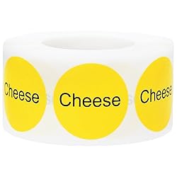 Yellow with Black Cheese Circle Dot Adhesive