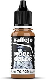 Vallejo Model Color Light Brown 17 ml Acrylic Paint Eyedropper Bottle view 1
