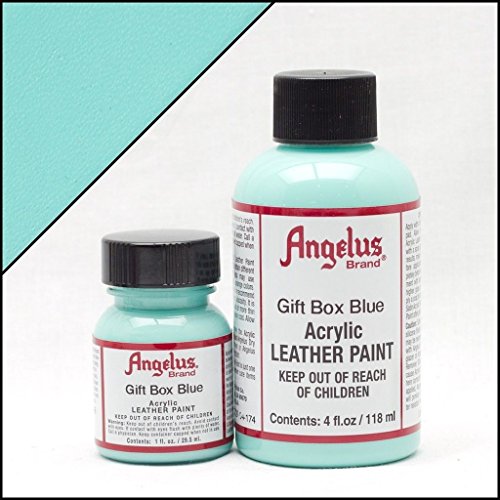 Angelus Brand Acrylic Leather Paint Waterproof 1oz - Gift Box Blue
