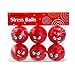 BESTOYARD Stress Ball Squeeze Balls Fidget Toy for Party Favors Hand Exercises and Strengthening - 6 Pack