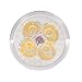 ELINKUME MR16 LED 5W Light Bulbs,Equivalent 60W Halogen Lamps,GU5.3 Warm White 3000K Energy Saving Bulb,510LM Spotlight Bulb,No Flicker,Aluminum Material,120°Beam Angle,AC 12V,4 Pack