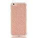 iPhone 8 Case,iPhone 7 Case, LONTECT Bling Glitter PU Leather 7 Card Slots Wallet Case Handbag with Detachable Magnetic Back Case & Metal Chain for Apple iPhone 8/iPhone 7 - Rose Gold