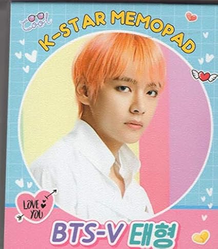 Amazon 韓国 K Pop Bts 防弾少年団 V ブイ ヴイ テヒョン Memopad メモパッド 4タイプ 0シート アイドル 芸能人グッズ 通販