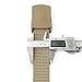 JasGood Mens Nylon 1.5in Width Adjustable Belt With Military Plastic Buckles