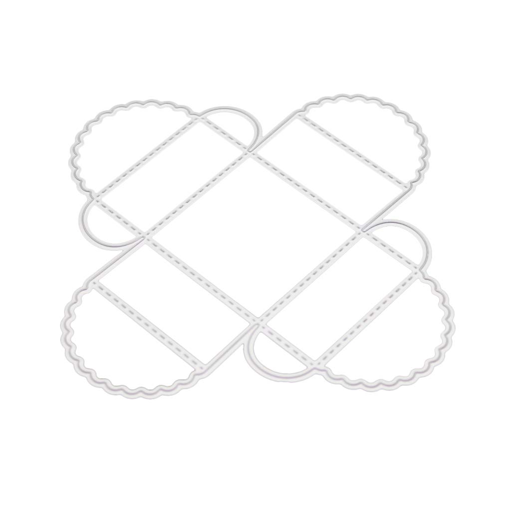 GUMEI Gift Box Metal Cutting Dies Stencil Scrapbooking DIY Album Stamp Paper Embossing