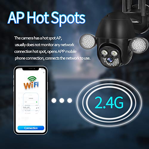 Outdoor Security Camera 1080p HD, Blink Flood Light Security Camera