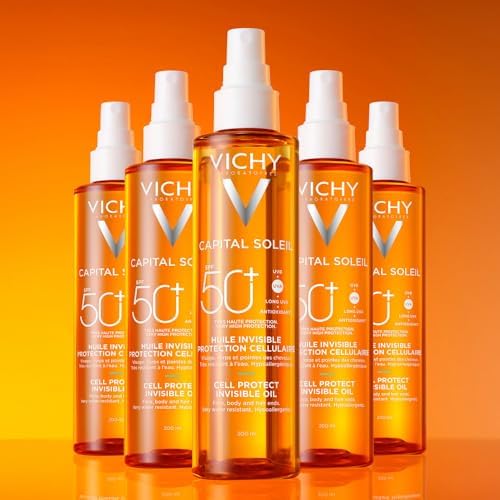 Capital Soleil Huile Solaire SPF50+ Visage Corps Cheveux 200ml