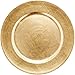 ChargeIt by Jay! Round Charger Plate, Gold , 13