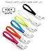 Snato 4 PACK 8 Inch Short Apple Lightning Cable with Keychain ! iPhone Cable 8Pin Lightning to USB Data Sync Fast Charging Cord Support Quick Charge 3.0 for iPhone 5/6/7/8/x iPad iPod