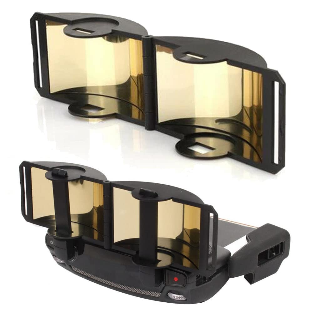 MMOBIEL 2 Pcs Gold Plated Parabolic RC Signal Booster Transmitter Antenna for RC Drones Helicopter DJI Mavic Mini 2 / Zoom/Air Fly 2 / Phantom/FPV/Inspire Controller Transmitter Inc. Manual