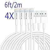 I6 Cable(TM) iPhone Cable for iPhone 7/7 plus 6/6s/6 plus/6s plus,Se,5/5s,iPads Air/Mini,iPod (6Ft/2m 4-Pack)
