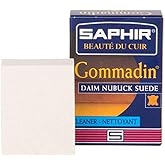 Saphir Gommadin Suede & Nubuck Eraser Block – Spot Cleaner for Removing Stains, Dirt & Scuff Marks from Suede, Nubuck & Velve