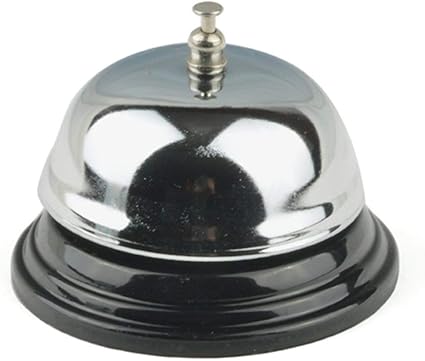 Amazon 卓上 ベル 呼び鈴 文具 チーン チンチン タイム カウンター 店舗 テーブル 面接 試験 レストラン ホテル 整体 病院 等 受付 丈夫 受付カウンター 文房具 オフィス用品