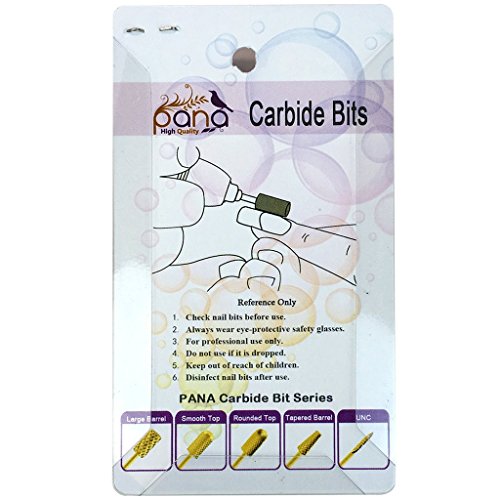 Pana Brand Professional SILVER XC (Extra Coarse)Smooth Round Top Large Dome Top Barrel Carbide Bit 3/32" Shank Size