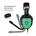 SADES A70 7.1 Surround Stereo PC Headset Headphone with Mic USB LED(Black)
