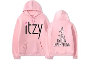 FUJUTANG Kpop ITZY New Ablum Hoodie Sweatshirt Lia Chaeryeong YeJi RyuJin Yuna Unisex Pullover Sweater Kpop Merch