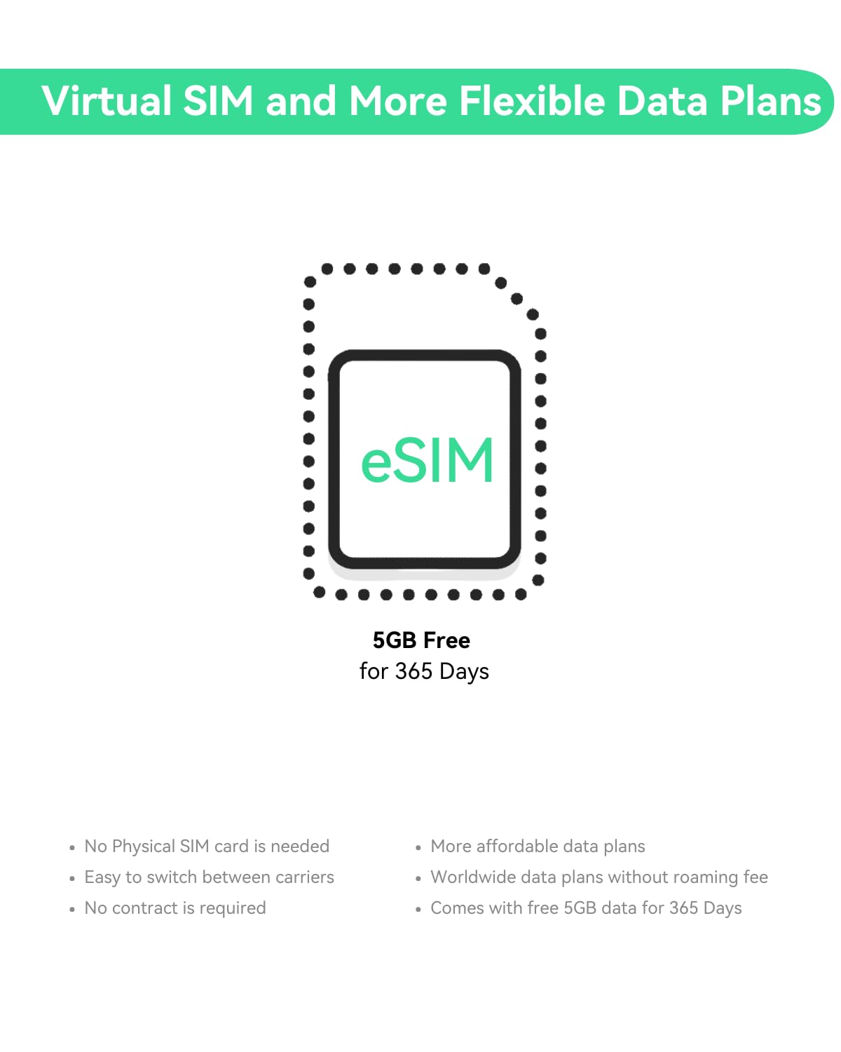 LINOVISION Industrial Global 4G LTE Cellular Router with Pre-Loaded Data Plan - 5GB 365 Days, Virtual SIM Router Supports Plug-n-Play, RS232/RS485, MQTT, Global Coverage and Pay as You Go