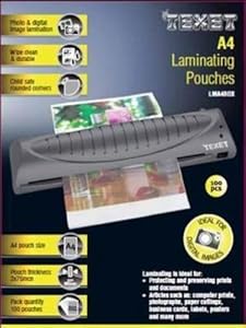 texet a4 laminating pouches