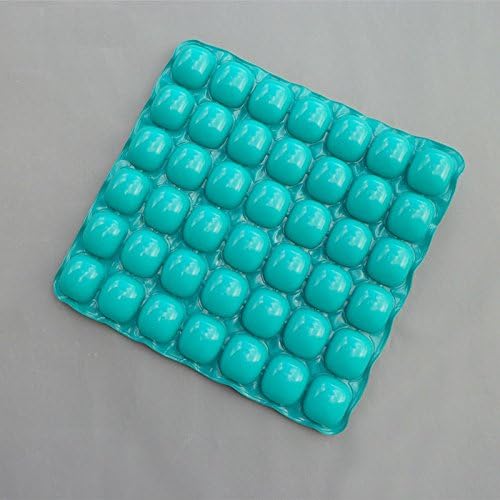 Premium Inflatable Seat Cushion, Comfortable Inflatable Seat Cushion for Office Chair,Wheelchair,Cars, outdoor，Home Living, and Back Pain Support,Anti-bedsore, Relieve pressure,17" x 16"（Mint Green）
