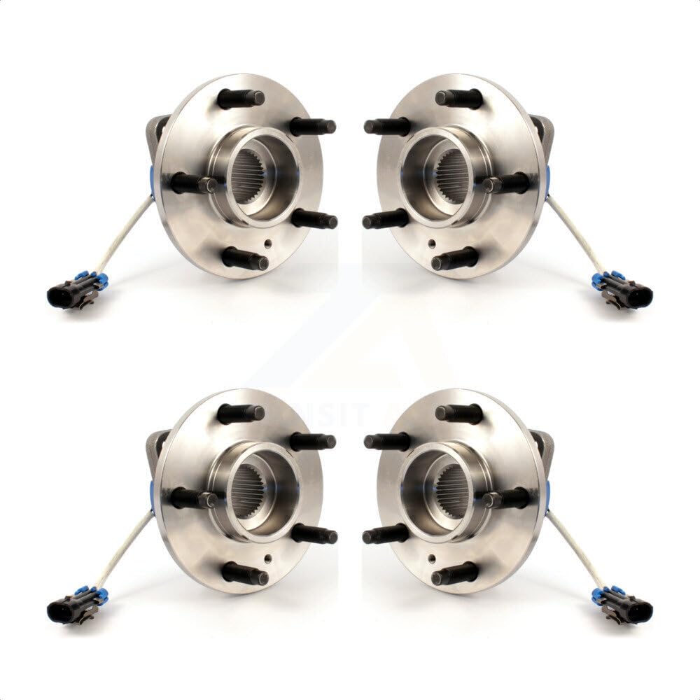 Front Rear Wheel Bearing & Hub Assembly Kit For