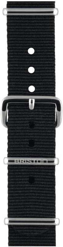 Briston NATO Type Bracelet - Black (230 mm)