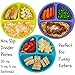 EVLA'S Silicone Plates & Baby Bowls Set, Suction Bowls with Lids and Divided Plates, Unbreakable, Easy-to-Clean Feeding Set for Growing Babies and Toddlers
