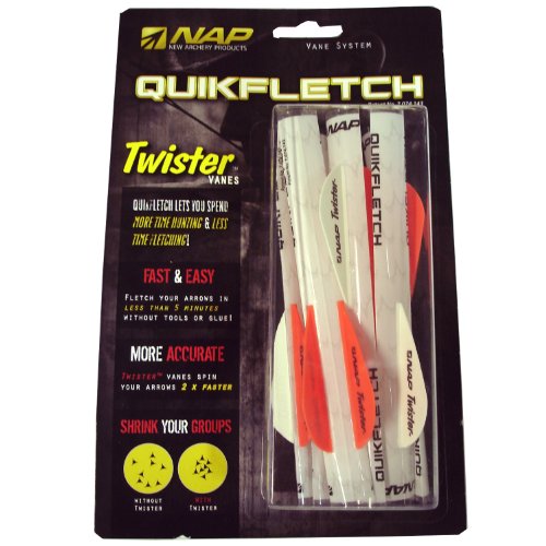 New archery products 60-637  6-pack 2-inch quickfletch …