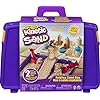 Kinetic-Sand-FOLDING-SANDBOX Kinetic Sand FOLDING SANDBOX & Pave and Play Construction Set with Vehicle and 227 g Black Kinetic Sand, for Kids Aged 3…