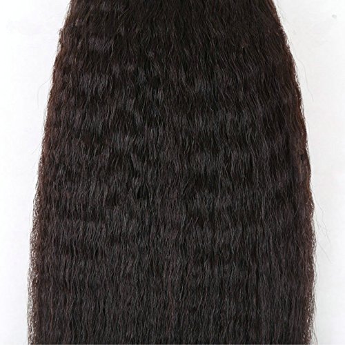 YanT-HAIR-7A-Grade-Brazilian-Virgin-Hair-Kinky-Straight-Human-Hair-Weave-3-Bundles-12-Inches-Natural-Black-Color-Pack-of-3