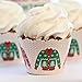 Big Dot of Happiness Ugly Sweater - Holiday and Christmas Party Decorations - Party Cupcake Wrappers - Set of 12